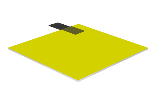Acrylic Sheet - Yellow Transparent - 1/8 inch thick